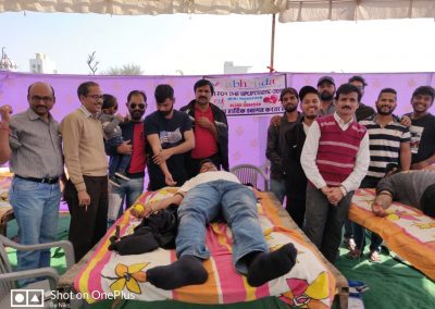 blood donation camp by abhyuday foundation